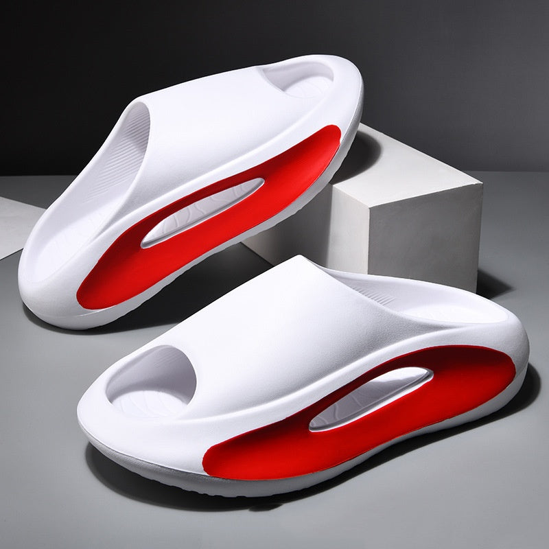 Ins Slippers Women Men Peep Toe Slipper Summer Hollow Unisex Sports Beach Shoes.