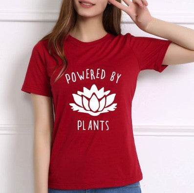 Powered By Plants Tee.