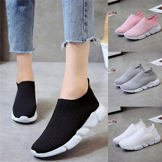 New Outdoors Adults Trainers Running Shoes Woman Sock Footwear Sport Athletic Unisex Breathable Mesh Female Sneakers.