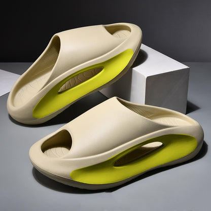 Ins Slippers Women Men Peep Toe Slipper Summer Hollow Unisex Sports Beach Shoes.