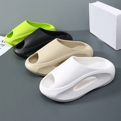 Ins Slippers Women Men Peep Toe Slipper Summer Hollow Unisex Sports Beach Shoes.